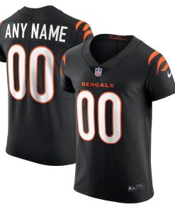 Cincinnati Bengals Nike Vapor Elite Custom Jersey – Black