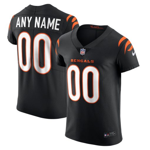 Cincinnati Bengals Nike Vapor Elite Custom Jersey – Black