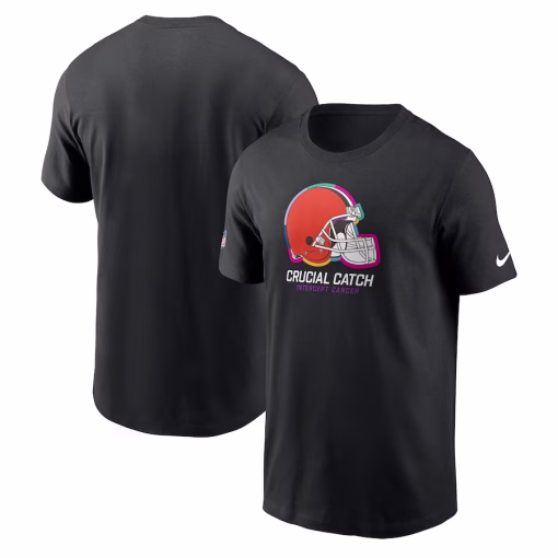 Cleveland Browns Nike 2024 NFL Crucial Catch Club T-Shirt – Black