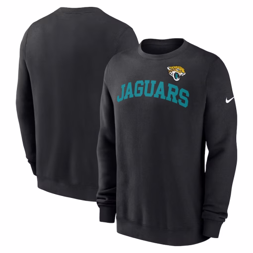 Jacksonville Jaguars Nike Club Pullover Sweatshirt – Black