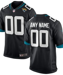 Jacksonville Jaguars Nike Custom Game Jersey – Black