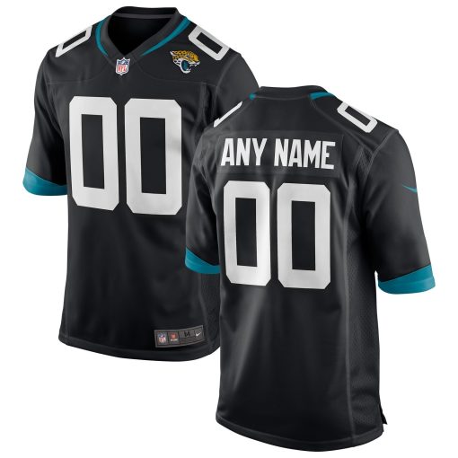Jacksonville Jaguars Nike Custom Game Jersey – Black