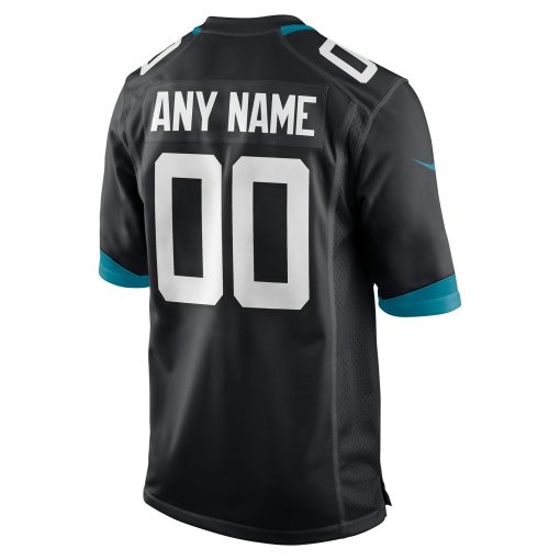Jacksonville Jaguars Nike Custom Game Jersey – Black - Image 3