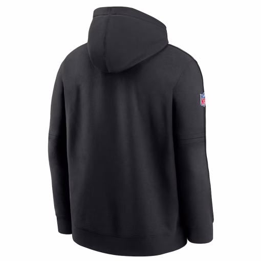 Men’s Kansas City Chiefs Nike Black 2024 NFL Crucial Catch Big & Tall Club Pullover Hoodie - Image 3