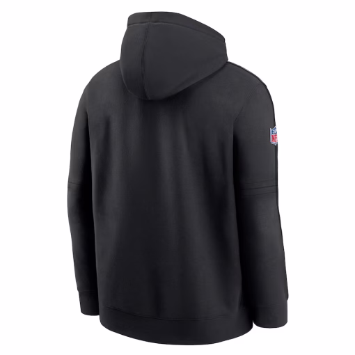 Men’s Kansas City Chiefs Nike Black 2024 NFL Crucial Catch Club Pullover Hoodie - Image 3