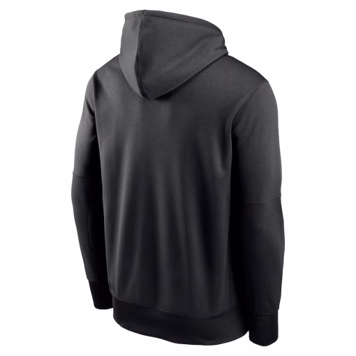 Las Vegas Raiders Nike Big & Tall Fan Gear Prime Logo Fleece Performance Pullover Hoodie – Black - Image 3
