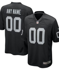 Las Vegas Raiders Nike Custom Game Jersey – Black