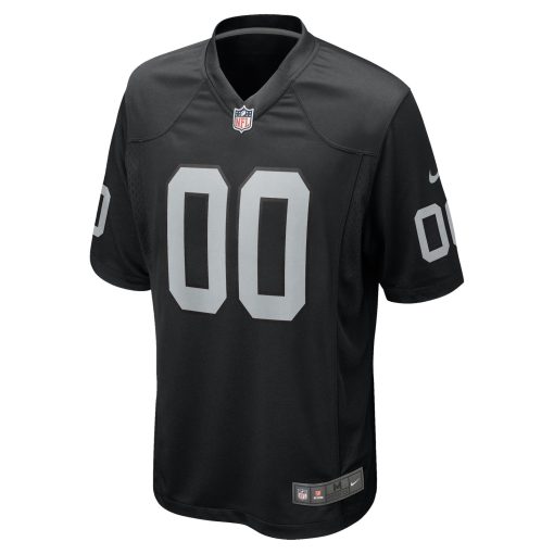 Las Vegas Raiders Nike Custom Game Jersey – Black - Image 2
