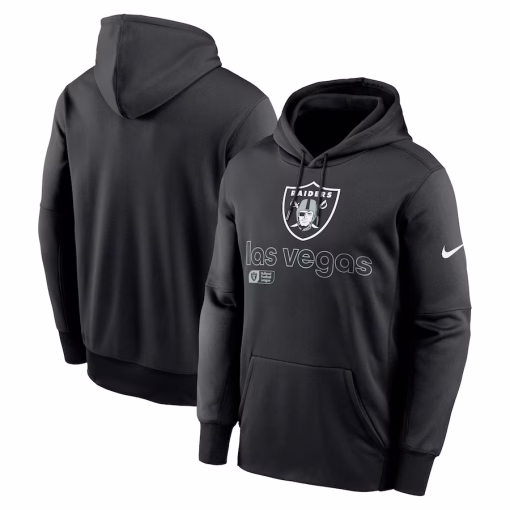 Las Vegas Raiders Nike Performance Pullover Hoodie – Black