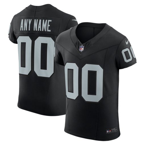 Las Vegas Raiders Nike Vapor F.U.S.E. Elite Custom Jersey – Black