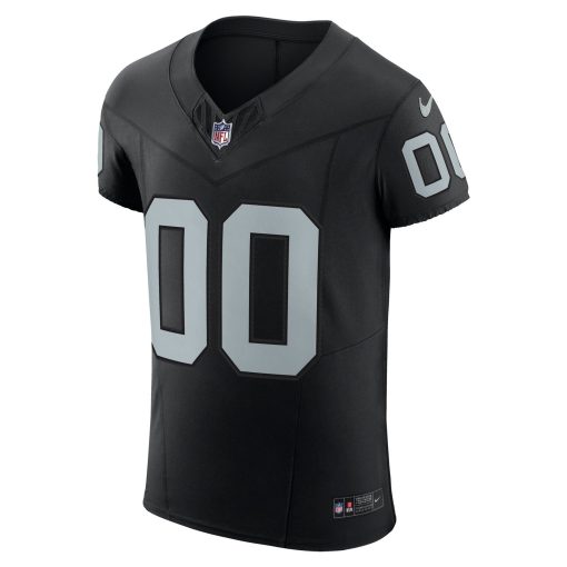 Las Vegas Raiders Nike Vapor F.U.S.E. Elite Custom Jersey – Black - Image 2