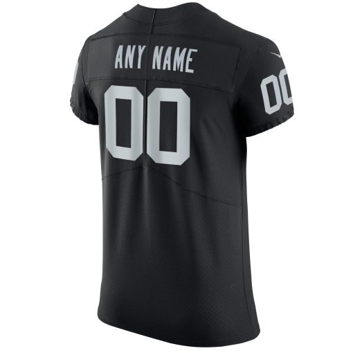 Las Vegas Raiders Nike Vapor Untouchable Custom Elite Jersey – Black - Image 3