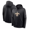 New Orleans Saints Nike Club Logo Pullover Hoodie – Black