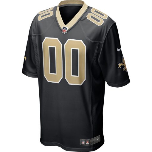 New Orleans Saints Nike Custom Game Jersey – Black - Image 2