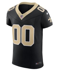 Alternative view of New Orleans Saints Nike Vapor F.U.S.E. Elite Custom Jersey – Black