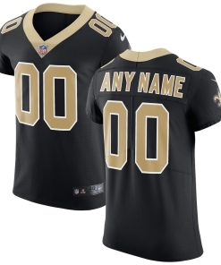 New Orleans Saints Nike Vapor Untouchable Custom Elite Jersey – Black