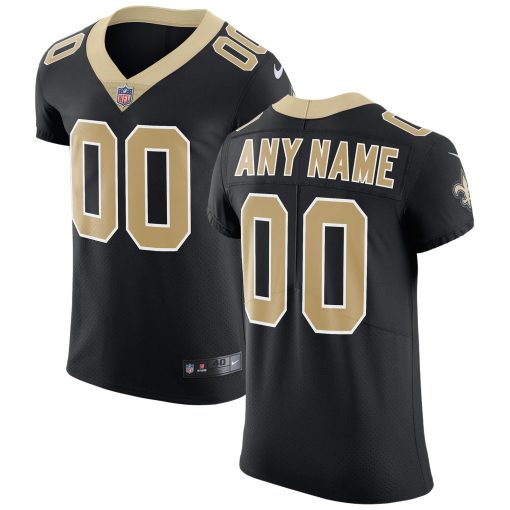 New Orleans Saints Nike Vapor Untouchable Custom Elite Jersey – Black