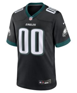 Alternative view of Philadelphia Eagles Nike Alternate Custom Game Jersey – Black