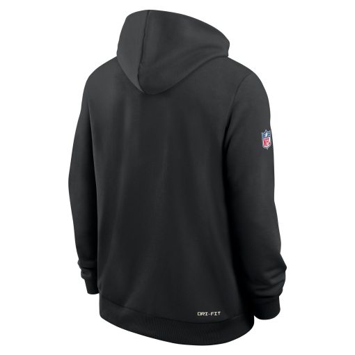 Pittsburgh Steelers Nike 1933 Sideline Performance Pullover Hoodie – Black - Image 5