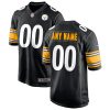 Pittsburgh Steelers Nike Custom Game Jersey – Black