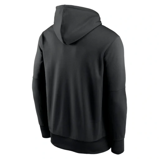 Men’s Pittsburgh Steelers Nike Black Performance Pullover Hoodie - Image 3