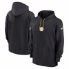 Men’s Pittsburgh Steelers Nike Black Sideline Jersey Performance Pullover Hoodie