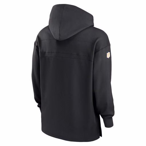 Men’s Pittsburgh Steelers Nike Black Sideline Jersey Performance Pullover Hoodie - Image 3