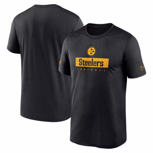 Men’s Pittsburgh Steelers Nike Black Sideline Legend Performance T-Shirt