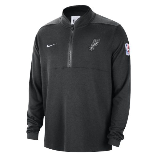 San Antonio Spurs Nike Authentic Performance Half-Zip Jacket – Black - Image 2