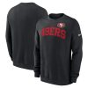 San Francisco 49ers Nike Club Pullover Sweatshirt – Black
