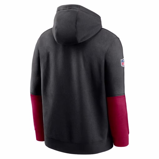 Washington Commanders Nike 2024 Sideline Club Pullover Hoodie – Black - Image 3
