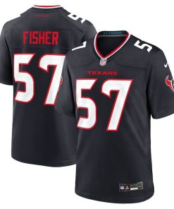 Blake Fisher Houston Texans Nike Team Game Jersey – Navy