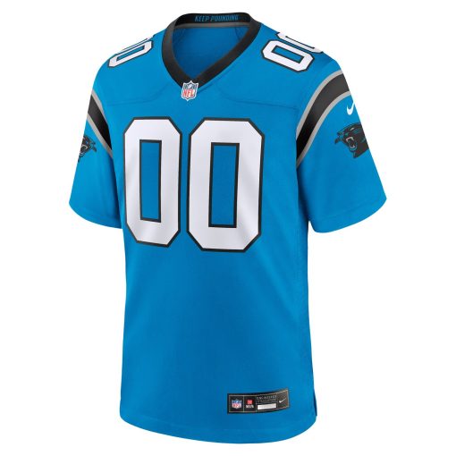 Carolina Panthers Nike Alternate Custom Game Jersey – Blue - Image 2