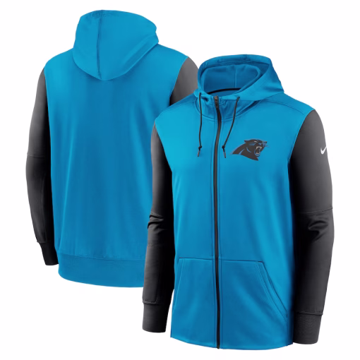 Carolina Panthers Nike Performance Full-Zip Hoodie – Blue