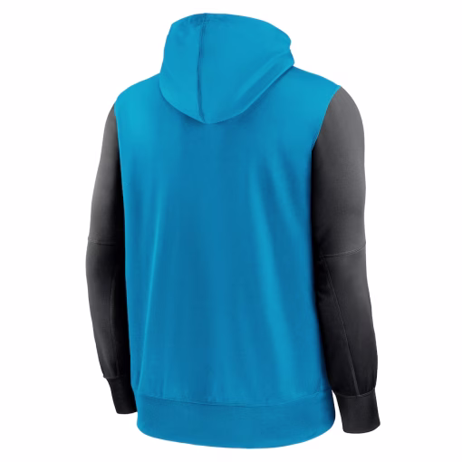 Carolina Panthers Nike Performance Full-Zip Hoodie – Blue - Image 3