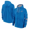Detroit Lions Nike Club Full-Zip Hoodie Jacket – Blue