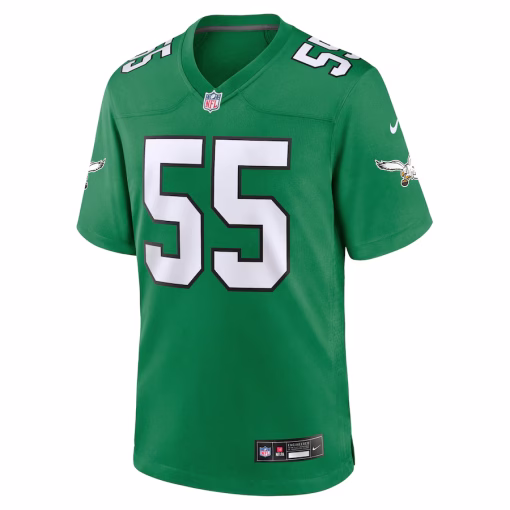Men’s Philadelphia Eagles Brandon Graham Nike Kelly Green Alternate Game Jersey - Image 2