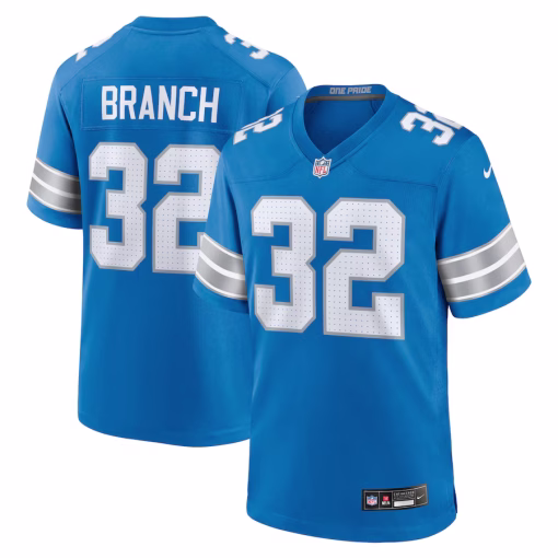 Brian Branch Detroit Lions Nike Game Jersey – Blue