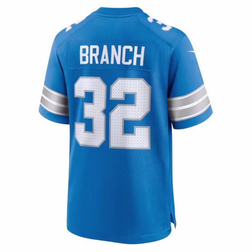 Brian Branch Detroit Lions Nike Game Jersey – Blue - Image 3