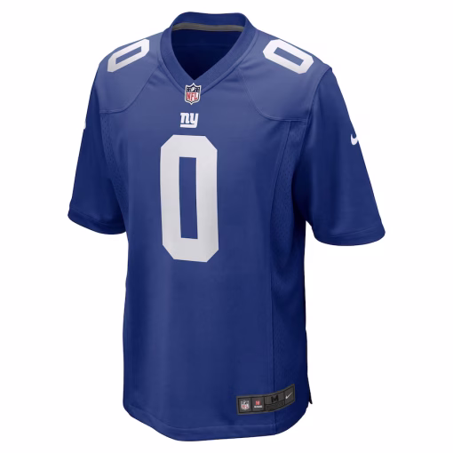 Brian Burns New York Giants Nike Game Player Jersey – Royal - Image 2
