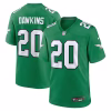 Men’s Philadelphia Eagles Brian Dawkins Nike Kelly Green Alternate Retired Player Game Jersey