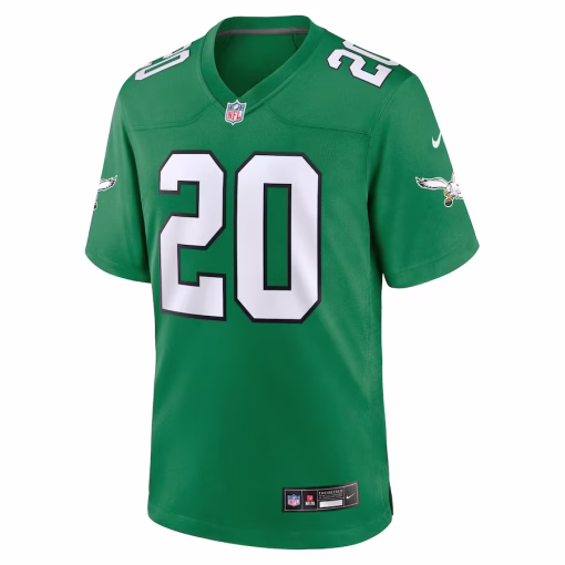 Men’s Philadelphia Eagles Brian Dawkins Nike Kelly Green Alternate Retired Player Game Jersey - Image 2