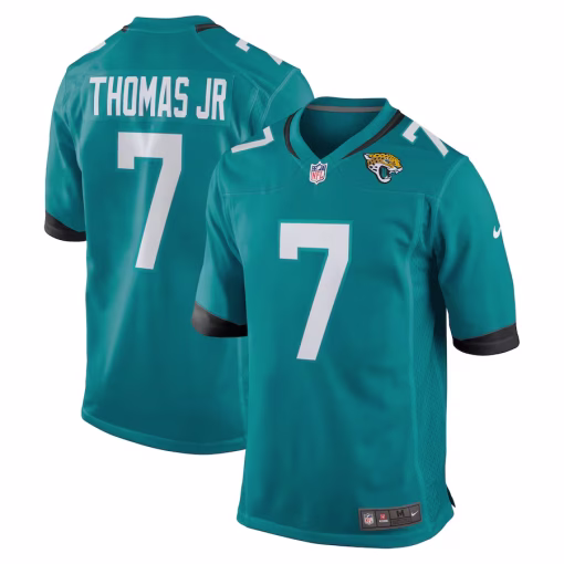 Brian Thomas Jr Jacksonville Jaguars Nike Player Game Jersey – Teal