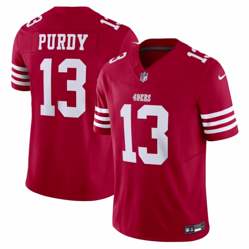 Brock Purdy San Francisco 49ers Nike Vapor F.U.S.E. Limited Jersey – Scarlet
