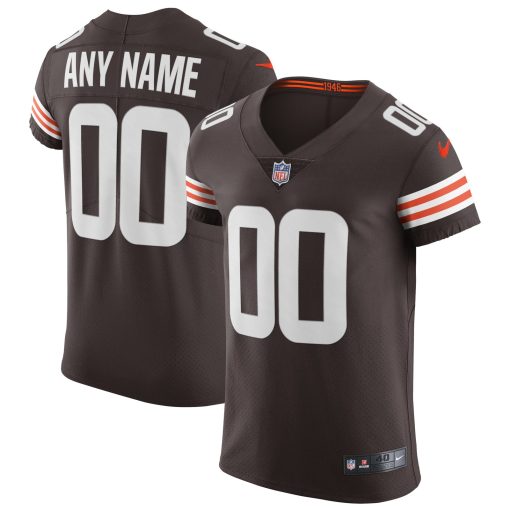 Cleveland Browns Nike Vapor Elite Custom Jersey – Brown
