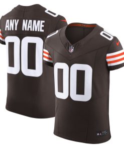 Cleveland Browns Nike Vapor F.U.S.E. Elite Custom Jersey – Brown