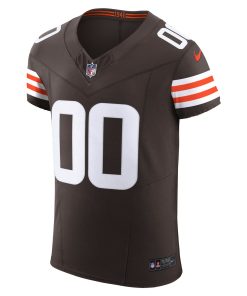 Alternative view of Cleveland Browns Nike Vapor F.U.S.E. Elite Custom Jersey – Brown