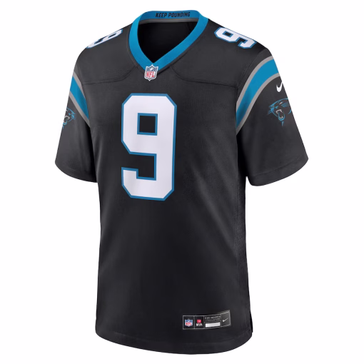 Bryce Young Carolina Panthers Nike Team Game Jersey – Black - Image 2