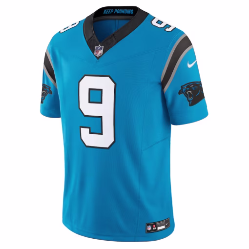 Bryce Young Carolina Panthers Nike Vapor F.U.S.E. Limited Jersey – Blue - Image 2