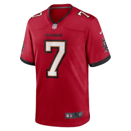 Bucky Irving Tampa Bay Buccaneers Nike Game Jersey – Red - Image 2